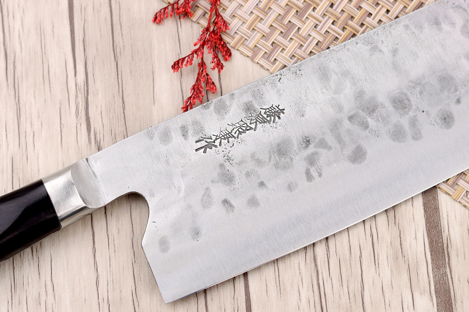 Couteau nakiri 16,5cm japonais artisanal Fujiwara Maboroshi