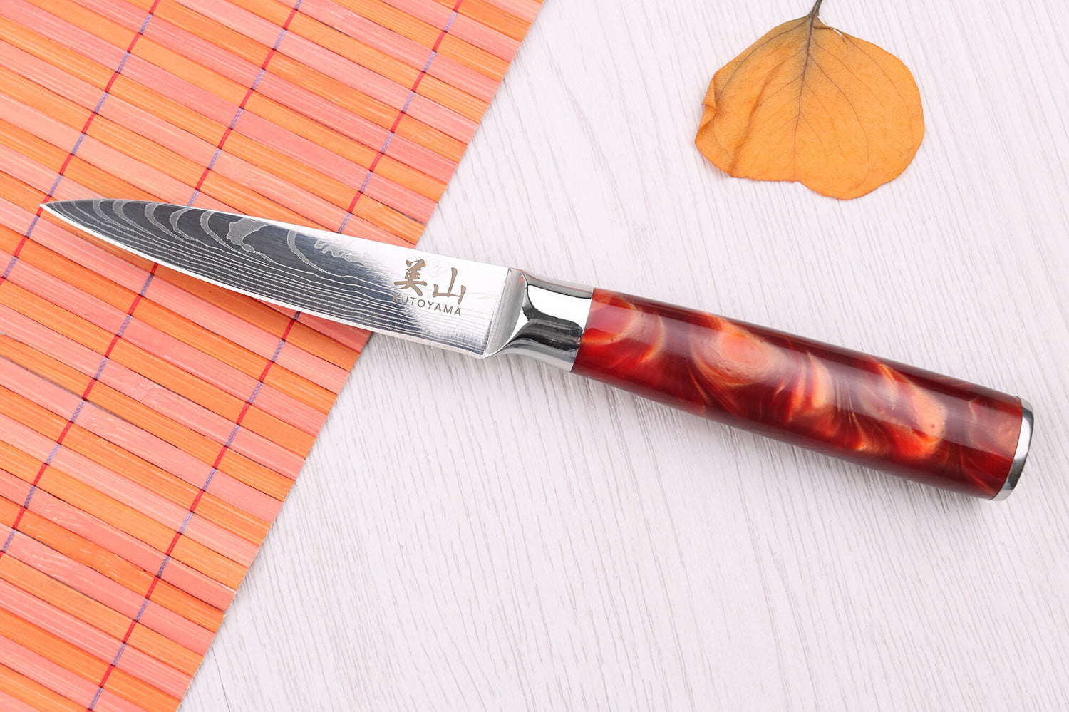 Set de 3 couteaux Kutoyama Red Flame chef + universel + office