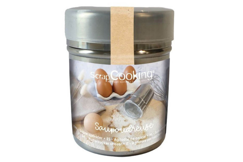 Soupoudreuse maille fine Scrapcooking en acier inoxydable
