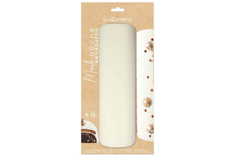 Moule à bûche Scrapcooking 28cm en acier antiadhésif