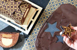 Set 2 feuilles transfert Scrapcooking Couture pour chocolat et bûche