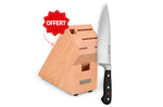 Couteau de Chef Wüsthof Classic forgé 20cm + bloc 6 pièces offert