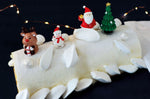 Boîte de 4 décors Scrapcooking Sweet Xmas pour bûche de Noël