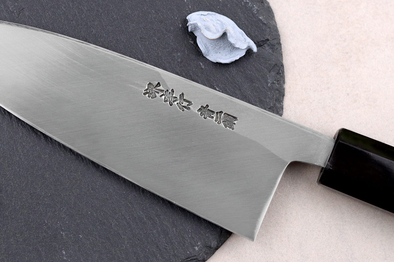 Couteau deba 15cm japonais artisanal Sakai Takayuki Aoniko