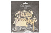 Cake topper Scrapcooking "Happy new year" en bois à LED