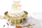 Cake topper Scrapcooking "Happy new year" en bois à LED