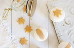 Décors en pâte d'amande Scrapcooking Étoiles dorées