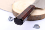 Couteau santoku japonais 17cm Sakai Takayuki Nanairo Wine Damas VG10