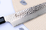 Couteau kiritsuke japonais 19cm Sakai Takayuki Nanairo Green Damas VG10