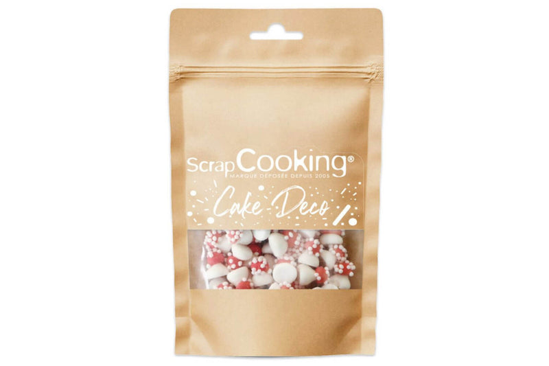 Décors sucrés Scrapcooking Mini champignons 20g