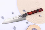 Couteau kiritsuke japonais 19cm Sakai Takayuki Nanairo Wine Damas VG10