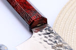 Couteau kiritsuke japonais 19cm Sakai Takayuki Nanairo Wine Damas VG10