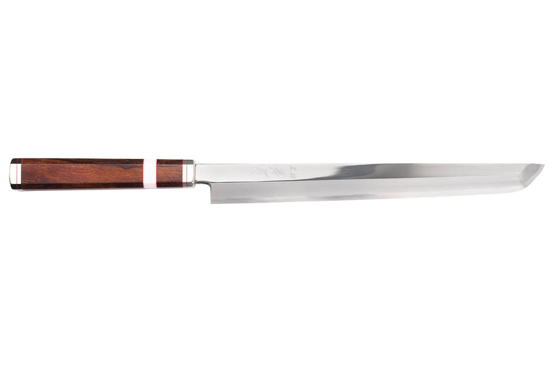 Couteau sakimaru 27cm japonais artisanal Sakai Takayuki Shiden
