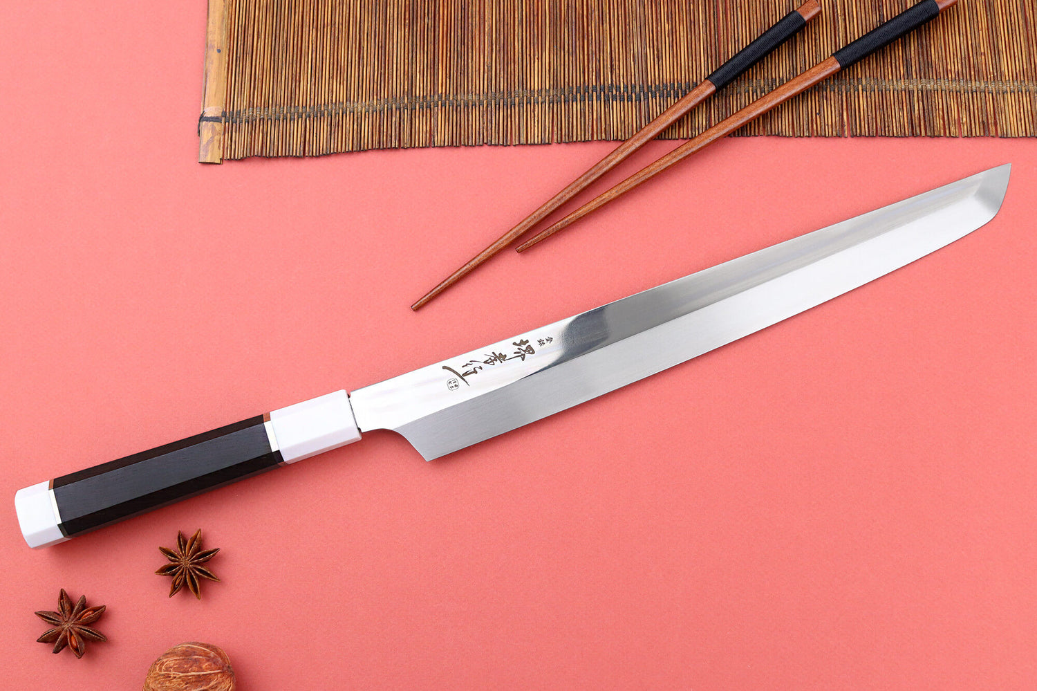 Couteau sakimaru 30cm japonais artisanal Sakai Takayuki Ginryu