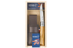 Coffret Opinel Luxe n°8 lame 8,5cm manche en olivier + étui