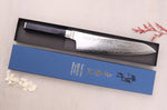 Couteau de chef 21cm japonais Sakai Takayuki Grand Chef Seigaiha Damas 45 couches