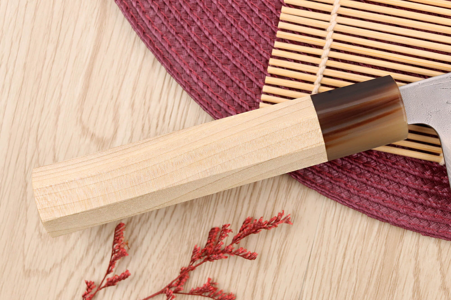 Couteau nakiri 16,5cm japonais artisanal Yuzo Haruto Damas