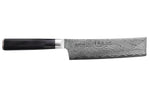 Couteau nakiri 16cm japonais Sakai Takayuki Grand Chef Seigaiha Damas 45 couches