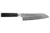 Couteau santoku 18cm japonais Sakai Takayuki Grand Chef Seigaiha Damas 45 couches