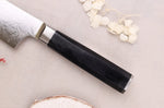 Couteau santoku 18cm japonais Sakai Takayuki Grand Chef Seigaiha Damas 45 couches