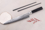 Couteau sujihiki 24cm japonais Sakai Takayuki Grand Chef Seigaiha Damas 45 couches