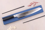 Couteau kengata sujihiki 25cm japonais Sakai Takayuki Grand Chef Seigaiha Damas 45 couches