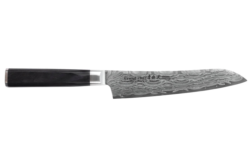 Couteau universel 15cm japonais Sakai Takayuki Grand Chef Seigaiha Damas 45 couches