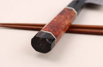 Couteau de chef 21cm japonais artisanal Kisuke Manaka Enn en cognassier avec 2 anneaux SECONDE VIE