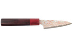 Couteau d'office 9cm japonais artisanal Takeshi Saji VG10 Rainbow Nashiji