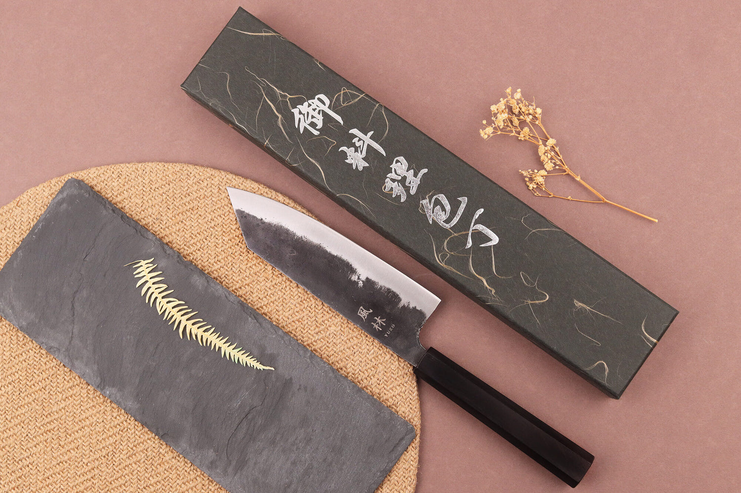 Couteau bunka 16,5cm japonais artisanal Yuzo Shinju BS2