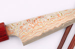 Couteau d'office 9cm japonais artisanal Takeshi Saji VG10 Rainbow Nashiji