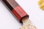 Couteau d'office 9cm japonais artisanal Takeshi Saji VG10 Rainbow Nashiji