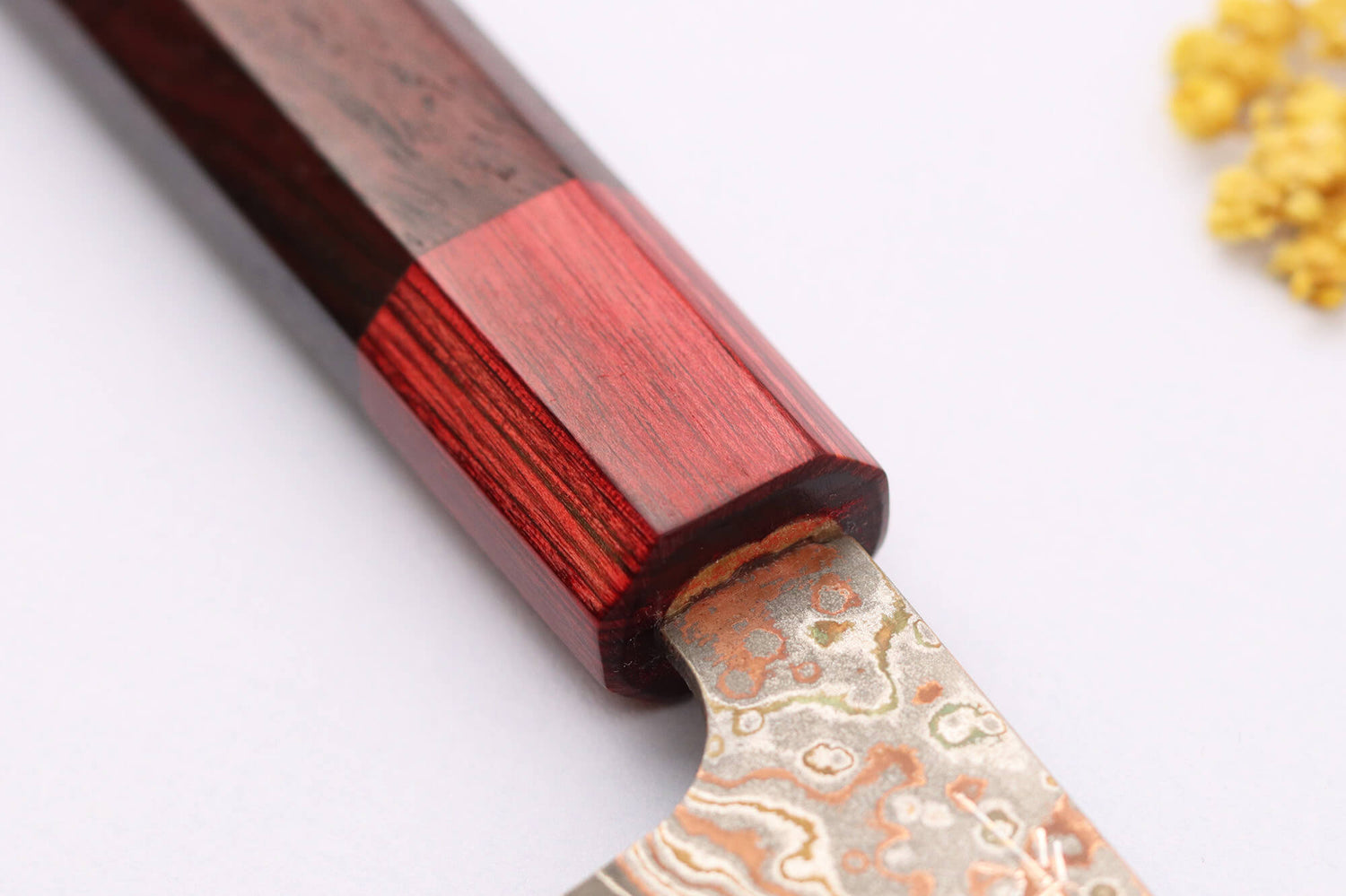 Couteau d'office 9cm japonais artisanal Takeshi Saji VG10 Rainbow Nashiji