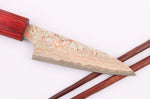 Couteau d'office 9cm japonais artisanal Takeshi Saji VG10 Rainbow Nashiji