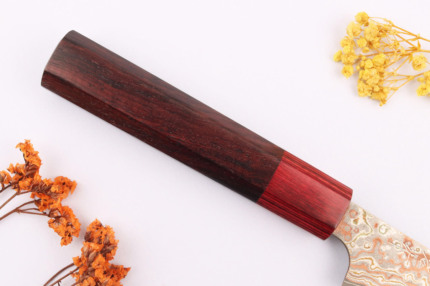 Couteau d'office 9cm japonais artisanal Takeshi Saji VG10 Rainbow Nashiji