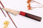 Couteau d'office 9cm japonais artisanal Takeshi Saji VG10 Rainbow Nashiji