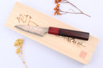 Couteau d'office 9cm japonais artisanal Takeshi Saji VG10 Rainbow Nashiji