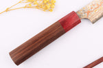 Couteau universel 13cm japonais artisanal Takeshi Saji VG10 Rainbow Nashiji