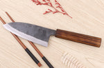 Couteau deba 13,5cm japonais artisanal Hidetsune BS2