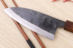 Couteau deba 13,5cm japonais artisanal Hidetsune BS2