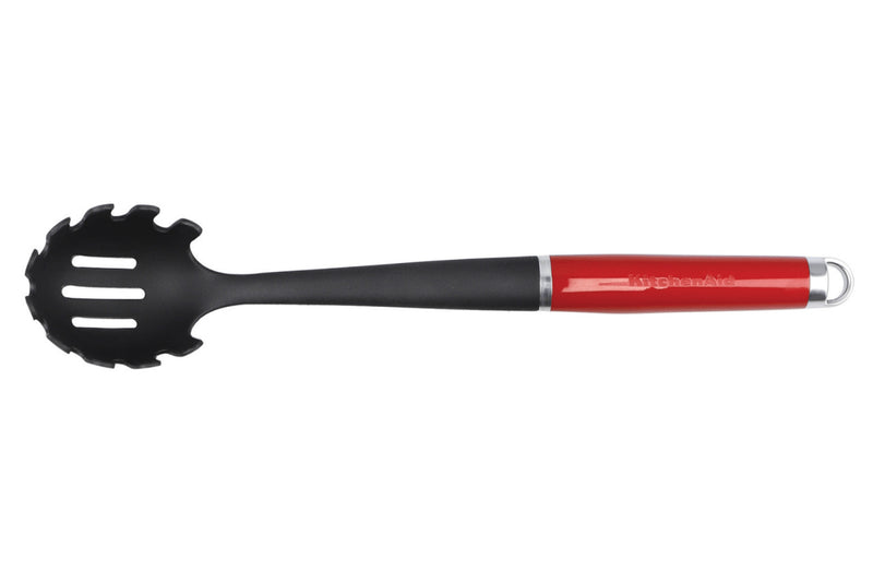 Louche à spaghetti Kitchen Aid en nylon 35cm - Rouge