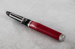 Éplucheur Kitchen Aid Euro lame dentée double tranchant en acier inoxydable - Rouge