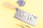 Couteau de chef chinois artisanal japonais 17cm Hatsukokoro Sentan Migaki en érable