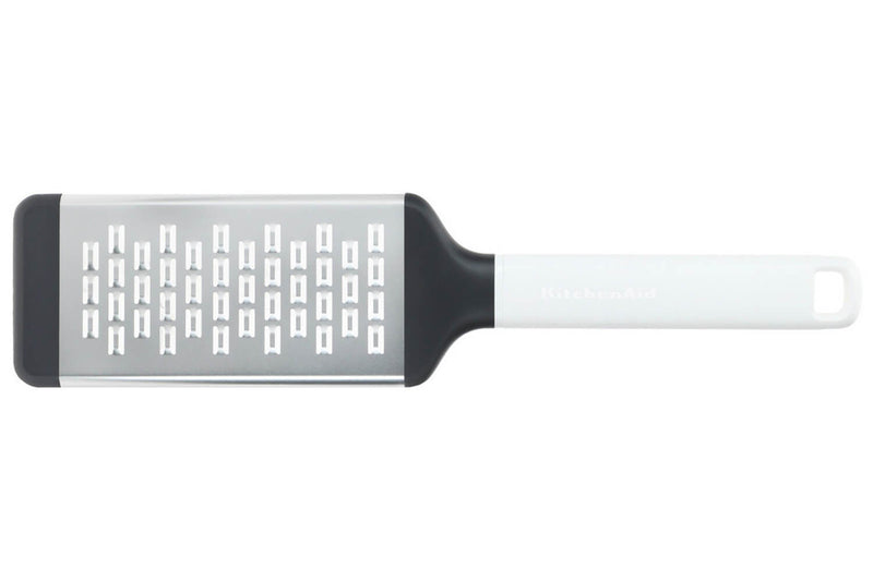 Râpe à fromage Kitchen Aid en acier inoxydable blanc porcelaine - Blanc porcelaine