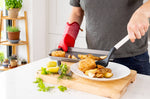 Spatule ajourée Kitchen Aid en nylon 34cm - Blanc porcelaine