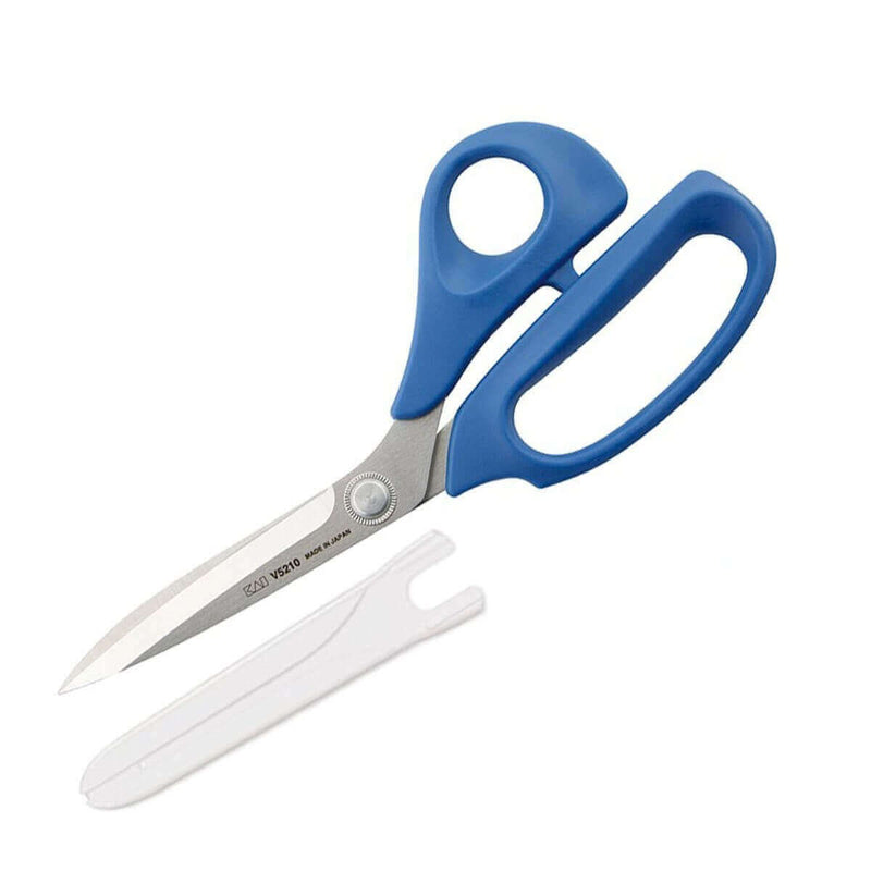 Ciseaux couturières acier inox Kai 21cm bleu
