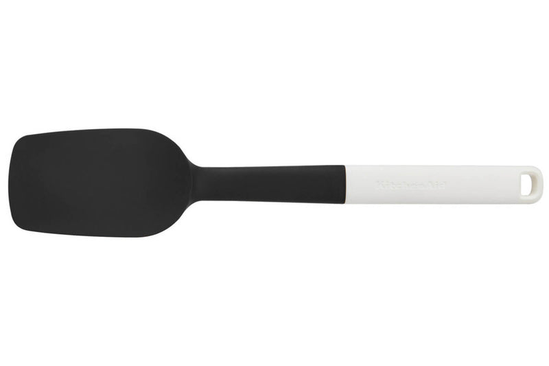 Spatule cuillère Kitchen Aid en silicone 30cm - Blanc porcelaine