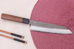Couteau bunka 19cm japonais Shizu Hamono Gen VG10 damas