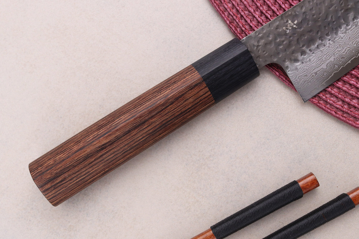 Couteau bunka 19cm japonais Shizu Hamono Gen VG10 damas