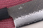 Couteau nakiri 17cm japonais Shizu Hamono Gen VG10 damas
